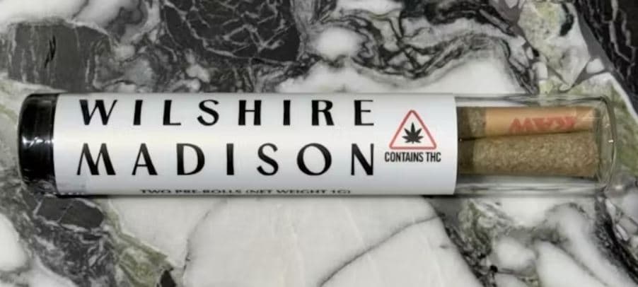 Wilshire Madison Blueberry Cloud .5g Pre-roll 2-Pack