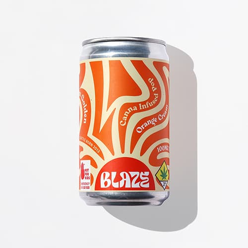 Blaze Sodas Orange Cream Pie Soda | 100mg