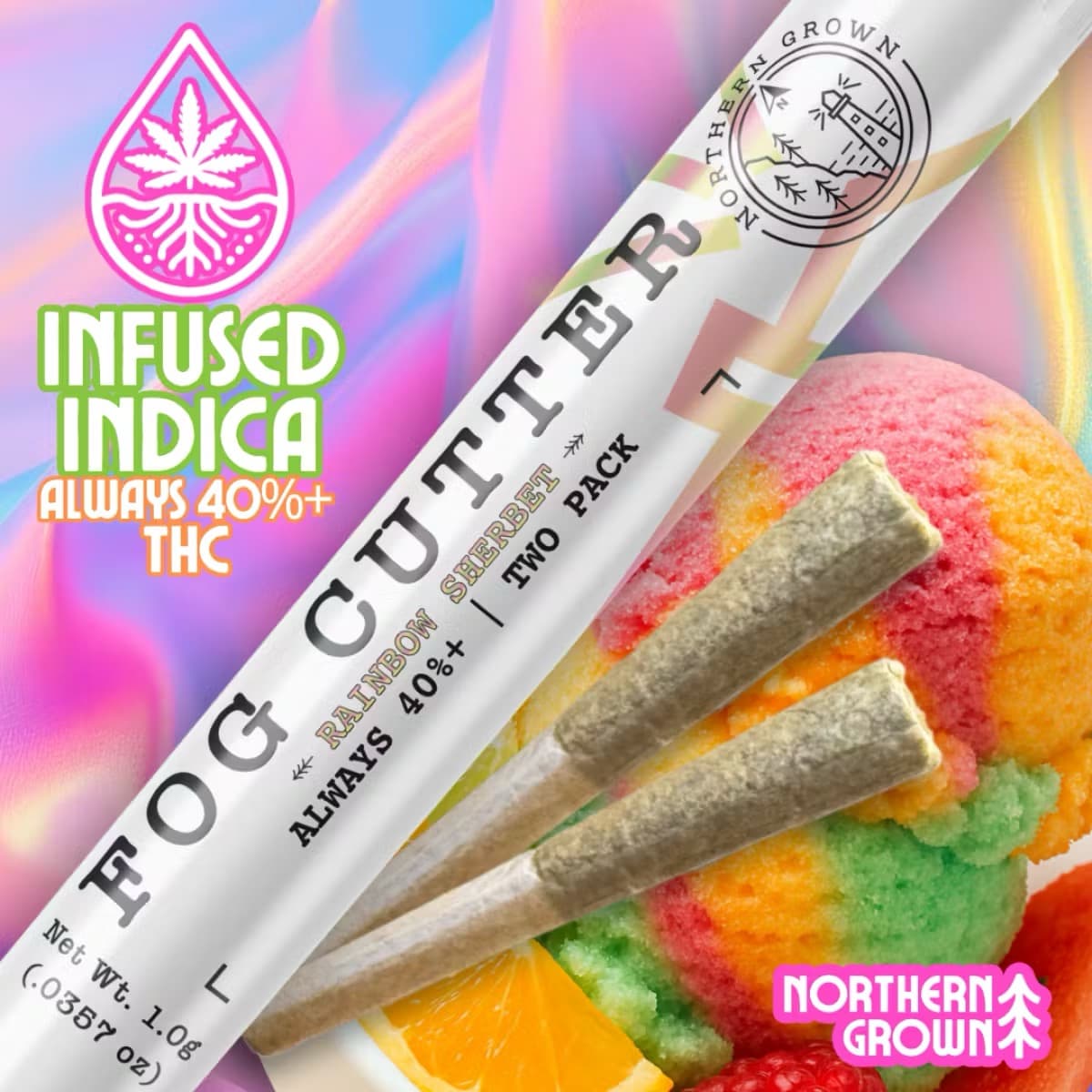 Kebar Fog Cutter Rainbow Sherbet
