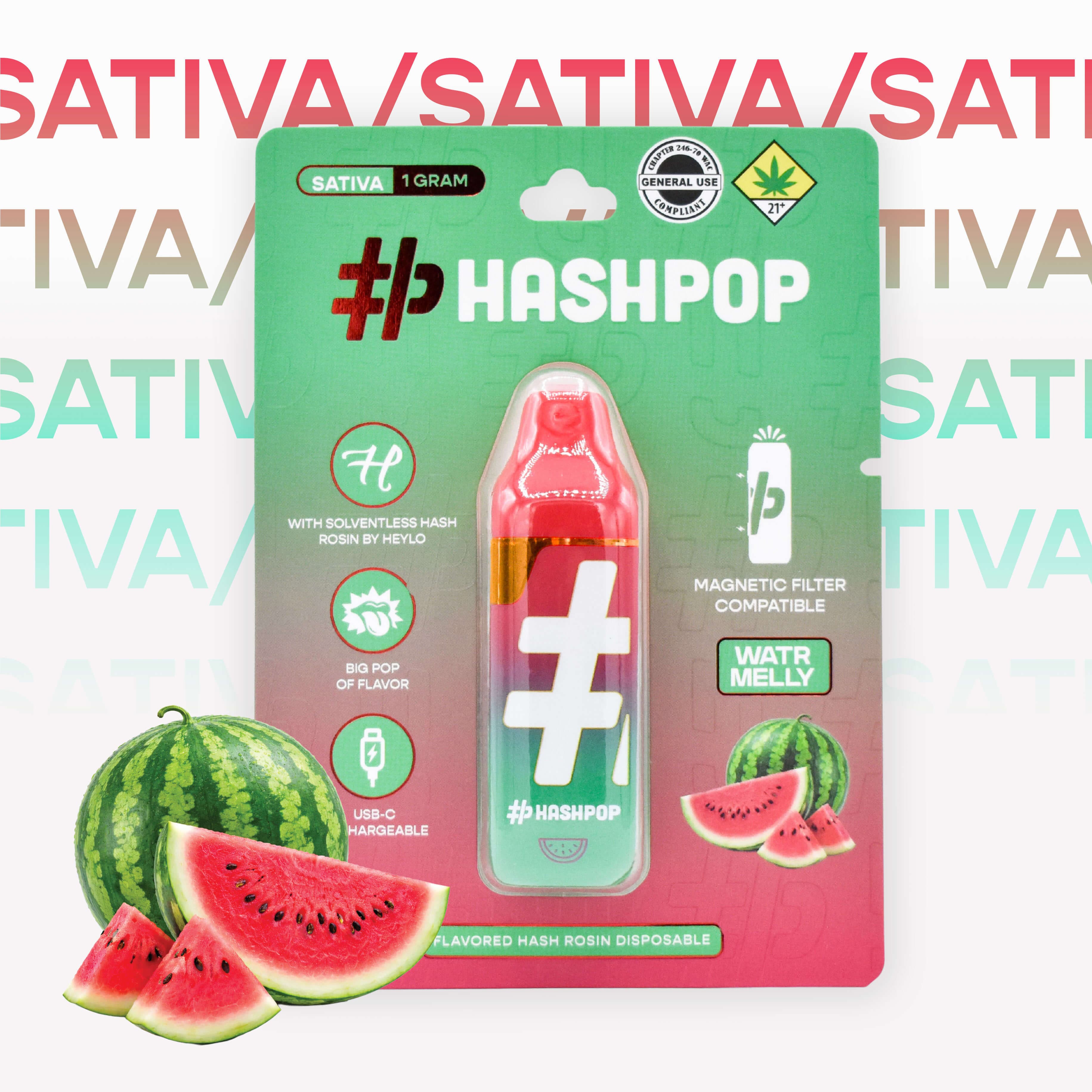 HashPop Watrmelly [1000mg]