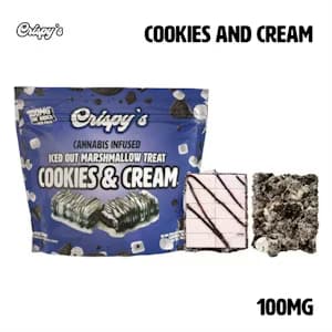Crispy's Cookies & Cream - 100MG - Infused Edible