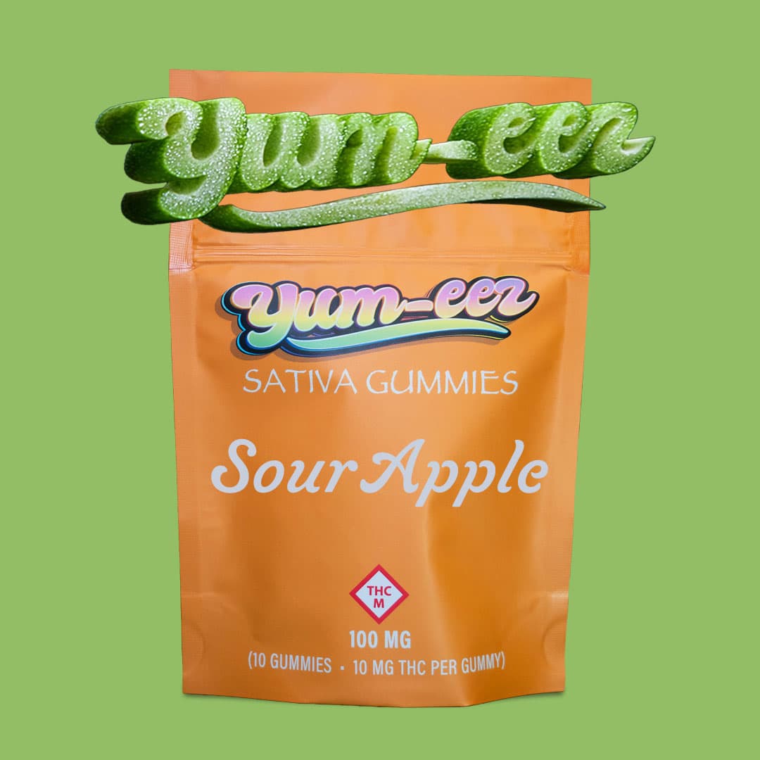 Yum-Eez Sour Green Apple | Gummies | 100mg (10pcs)