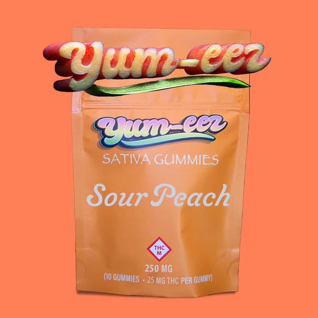 Yum-Eez Sour Peach | Gummies | 250mg (10pcs)