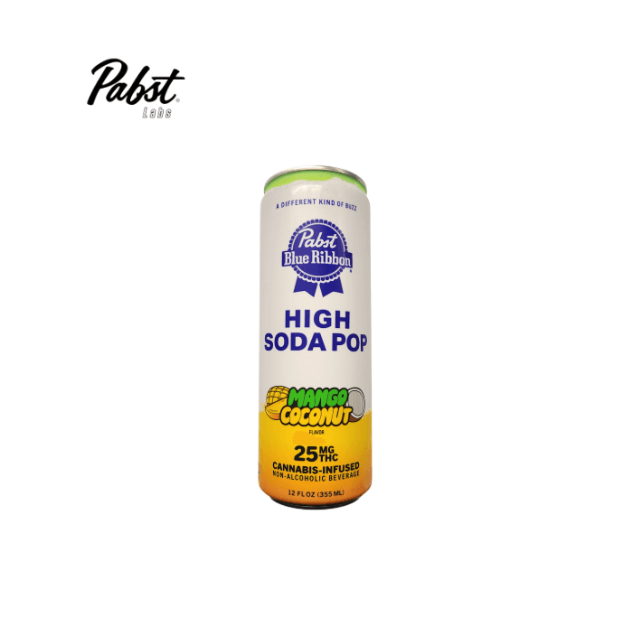 PABST MANGO COCONUT 25MG INFUSED 12FL OZ SODA
