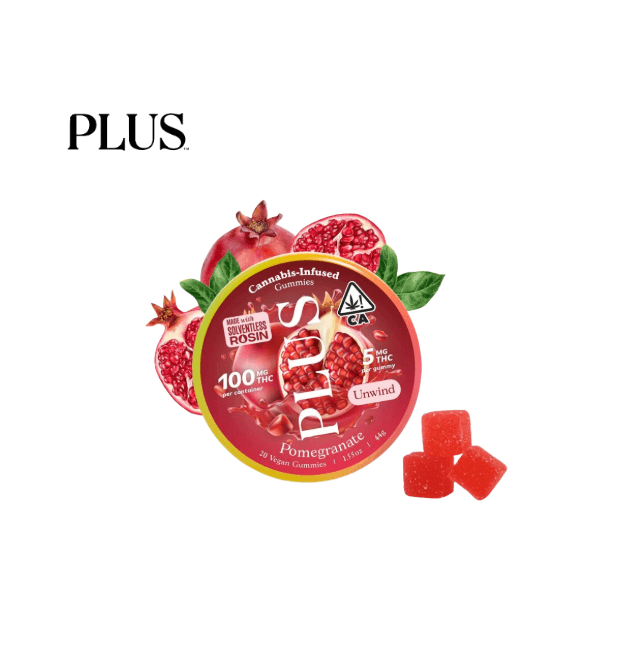 PLUS POMEGRANATE 100MG 20 PACK GUMMIES