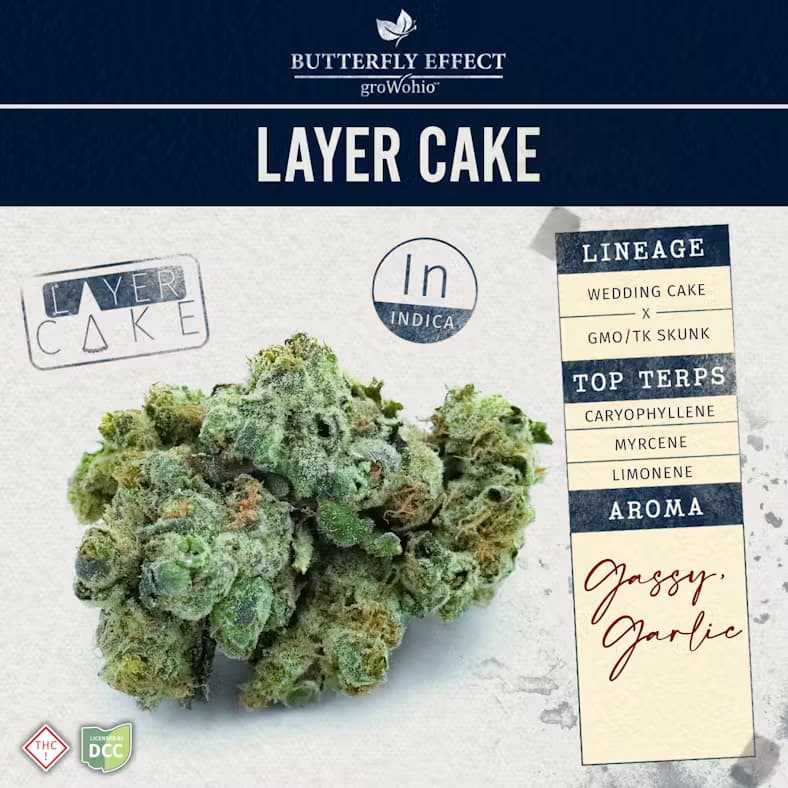 Butterfly Effect by Grow Ohio Layer Cake | 3.5g