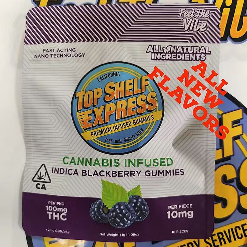 Top Shelf Express Blackberry [10pk] (100mg)