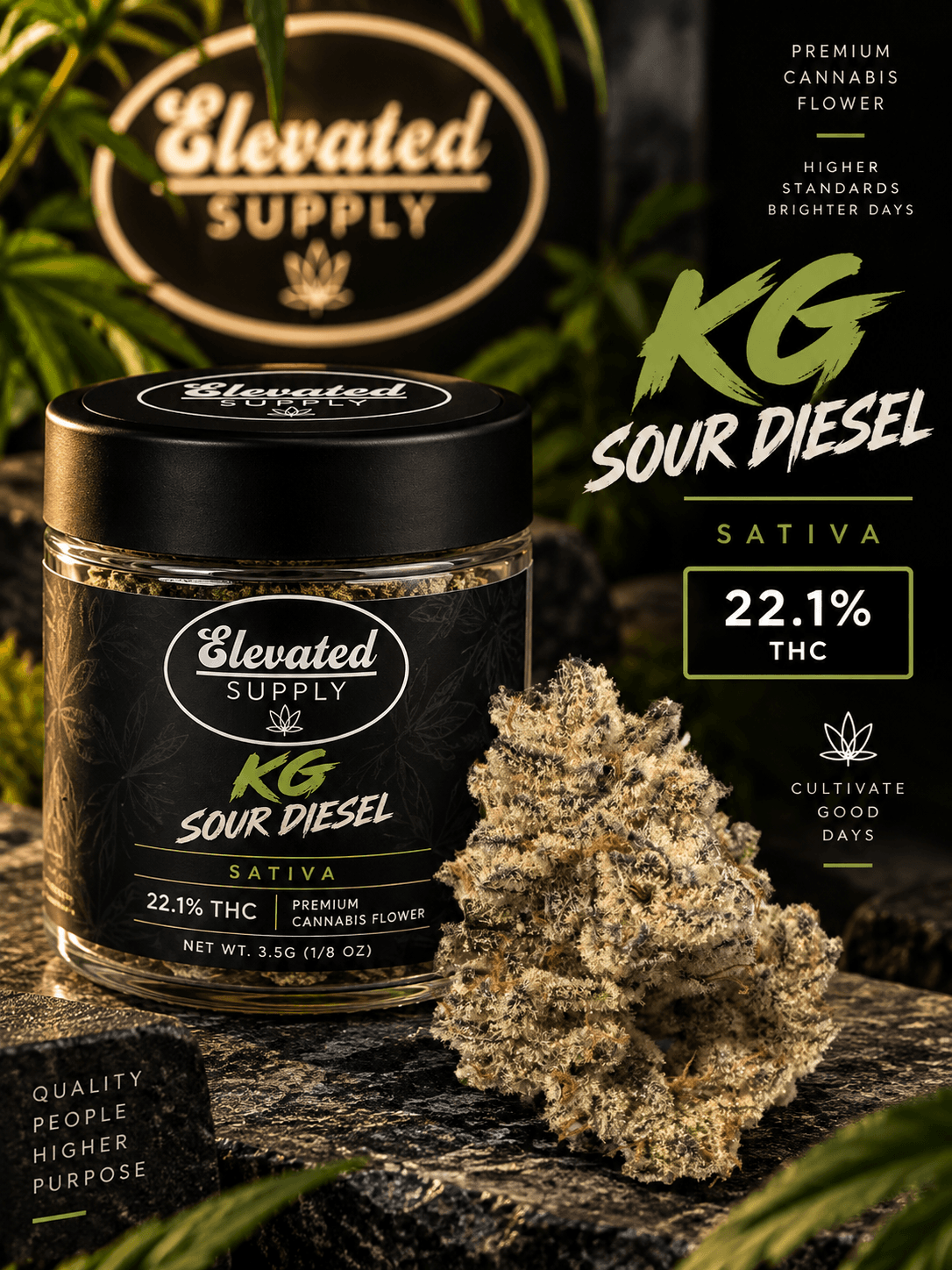 Elevated Supply KG Sour Diesel