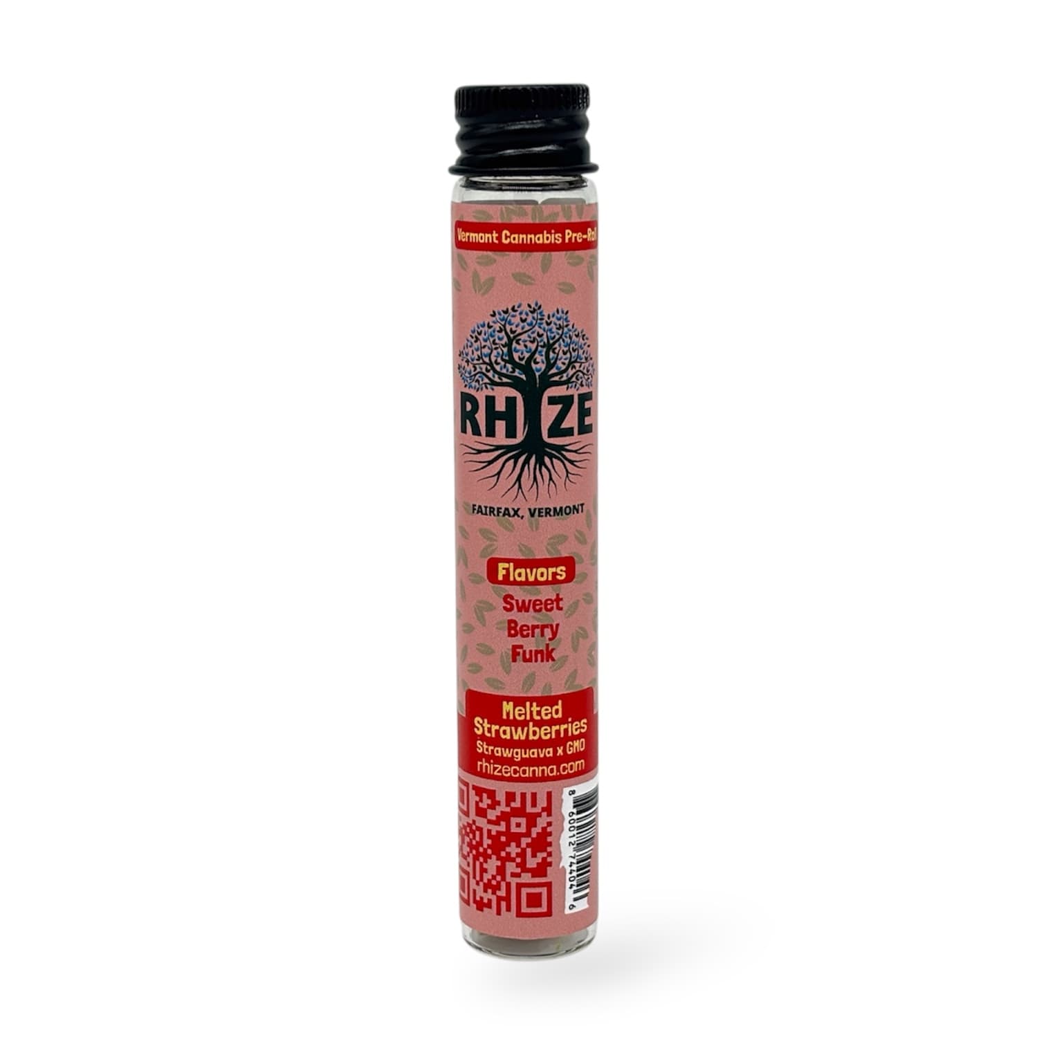 Rhize Cannabis Company Melted Strawberries Pre-rolls