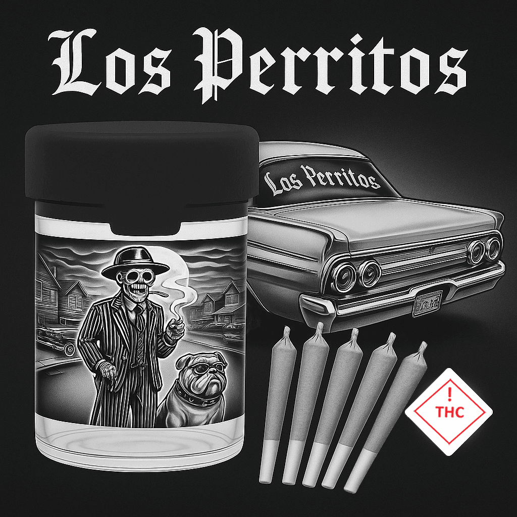 Los Perritos Blue Sub Rosin Infused 5pk Dogwlkrs Carnalitos