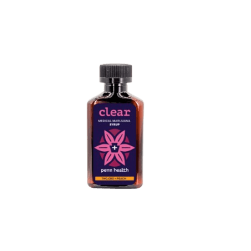 PHG Clear 1:1 THC:CBD Peach Mini Syrup