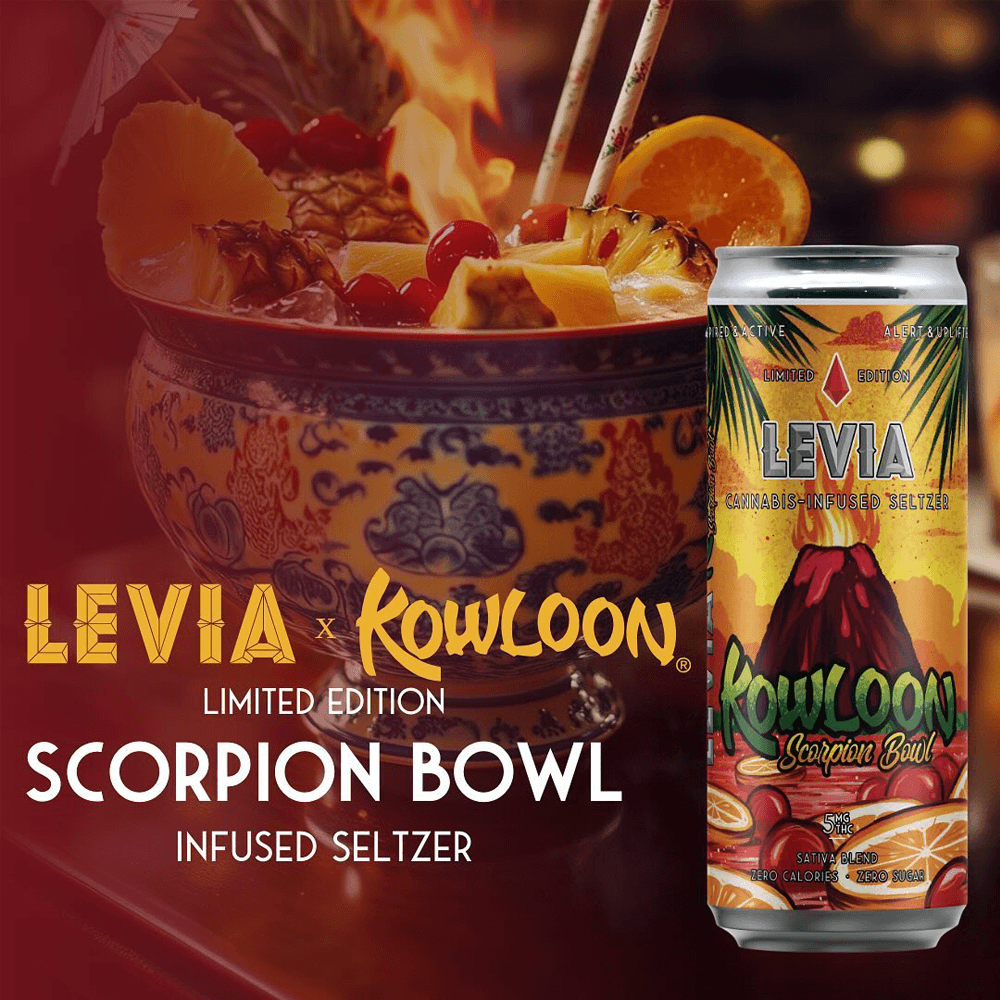 LEVIA Infused Seltzer - Kowloon Scorpion Bowl - Limited Edition - 5mg