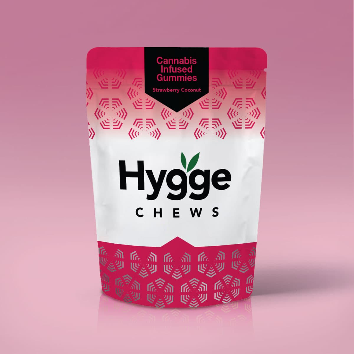 Hygge Strawberry Coconut | Gel Cube | 1:1: THC:CBD | 10mg | 15pk