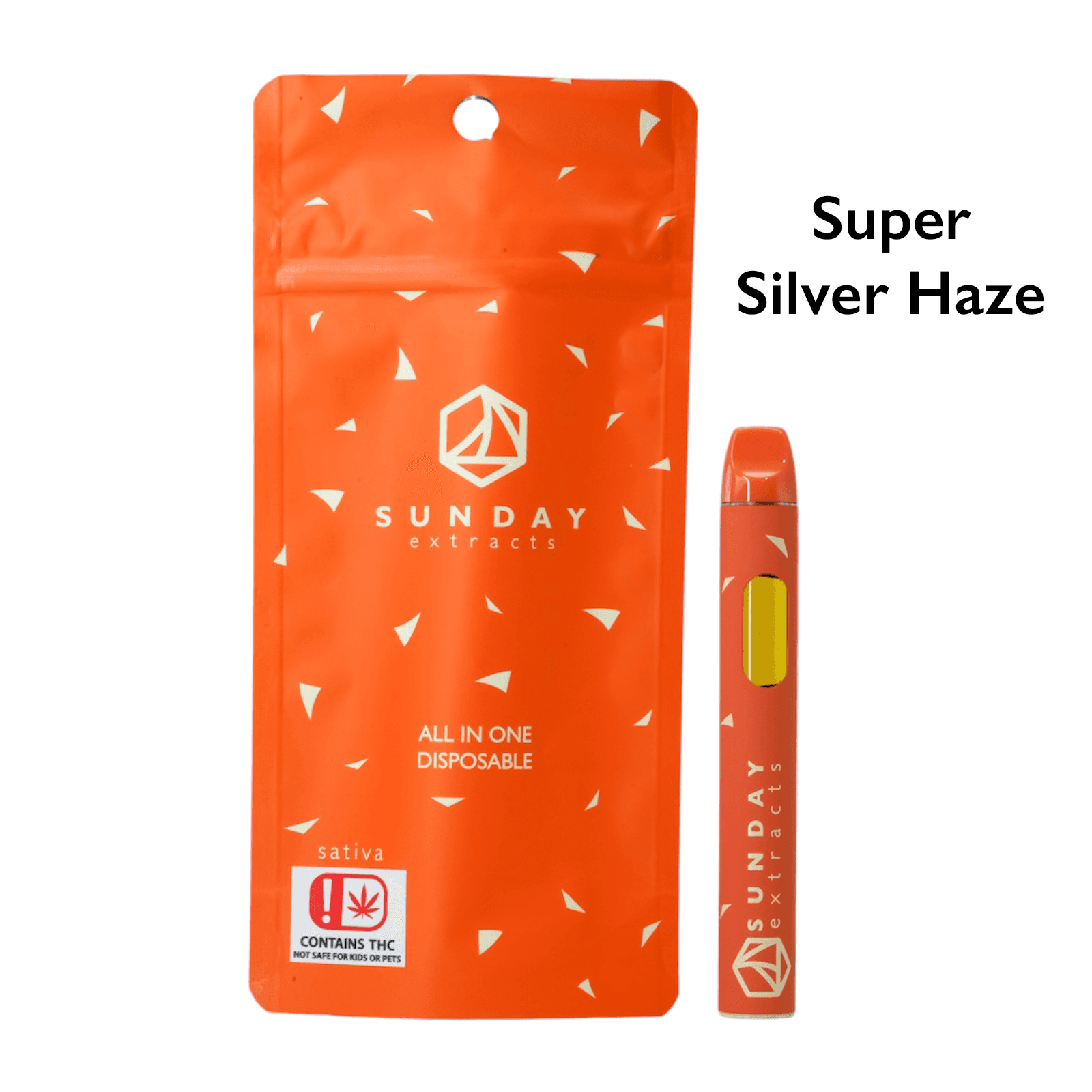 Sunday Extracts Super Silver Haze - Sunday Disposable