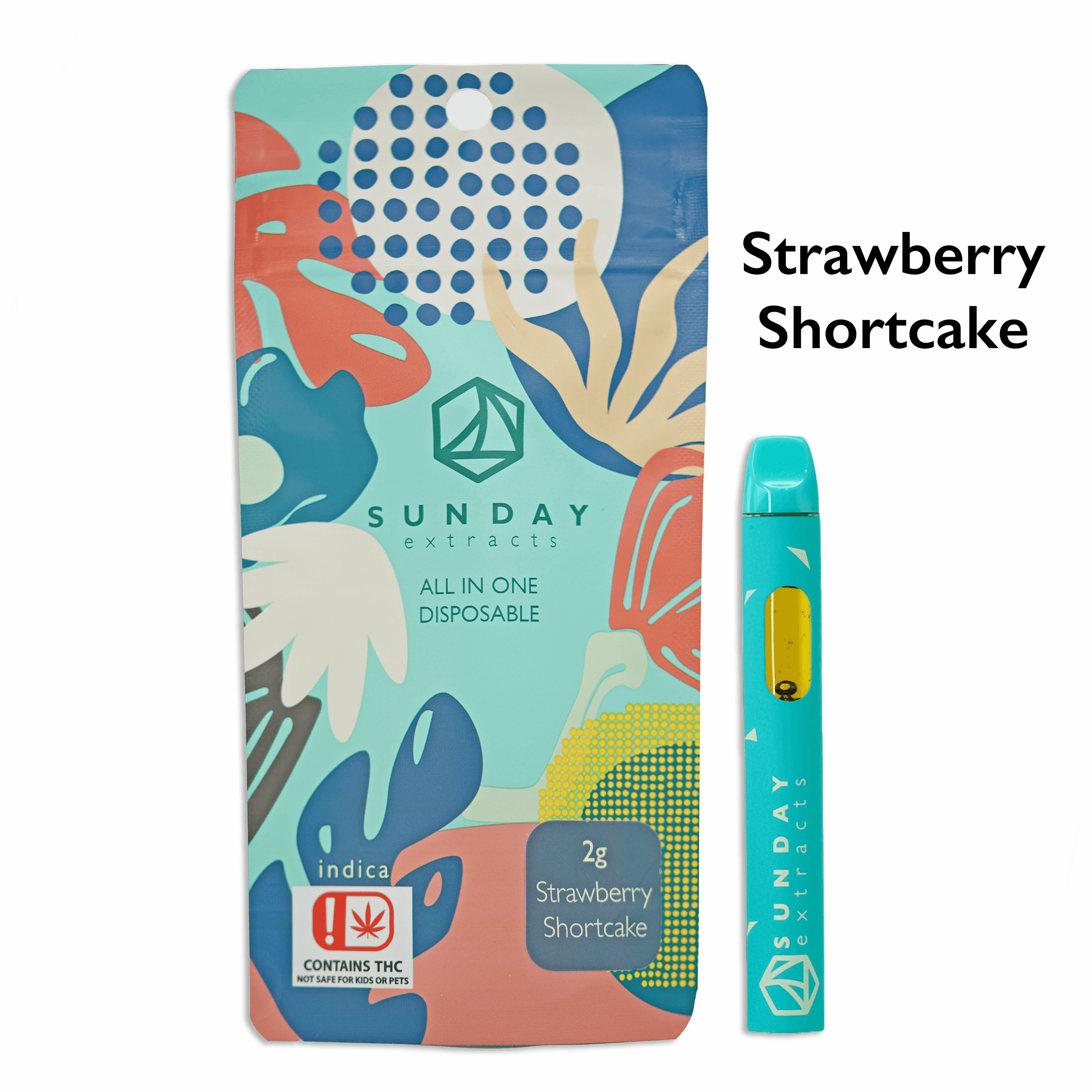 Sunday Extracts Strawberry Shortcake - Sunday Disposable