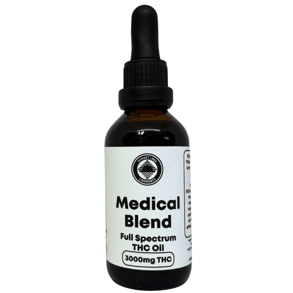 Sunset Lake Cannabis Medical | Medical Blend Tincture 3000mg THC