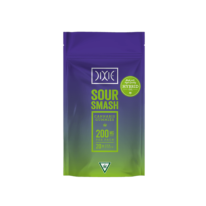 Dixie SOUR SMASH GUMMIES 10X20MG