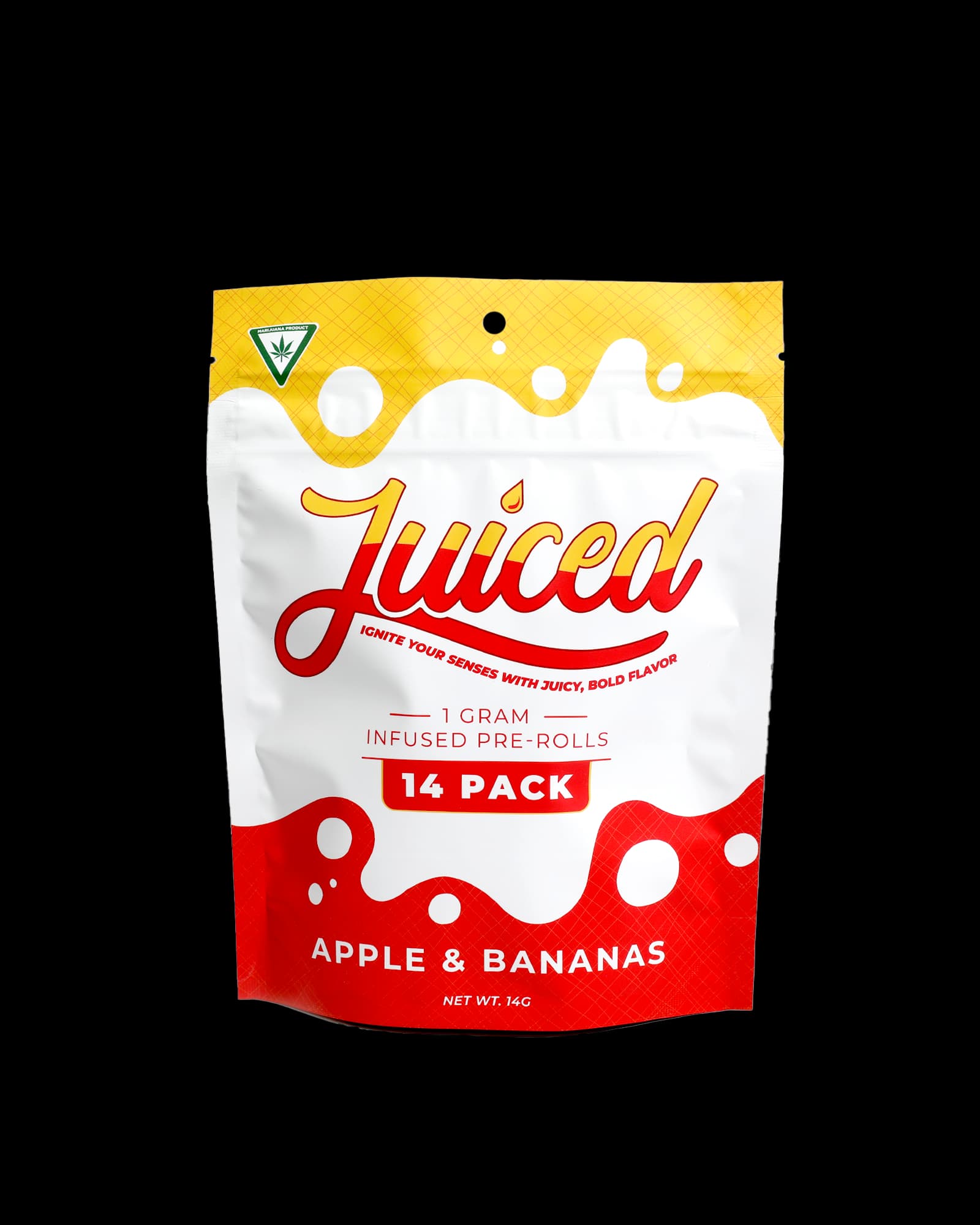Juiced APPLES & BANANAS INFUSED PREROLL 14-PACK