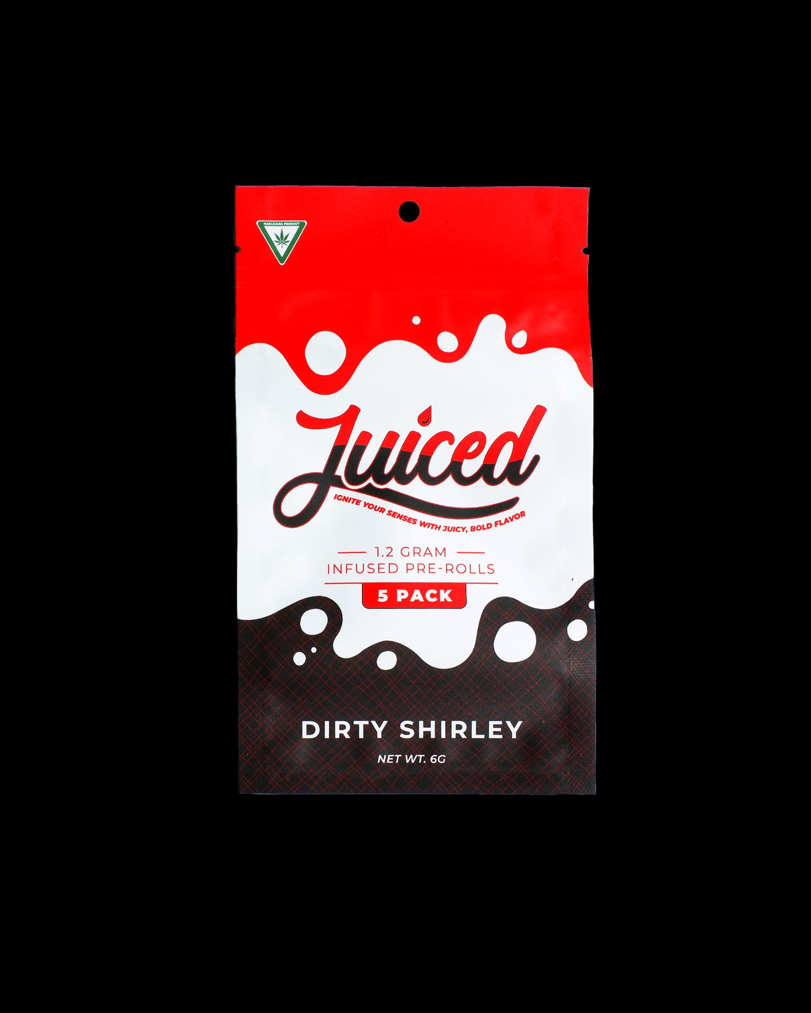Juiced DIRTY SHIRLEY INFUSED PREROLL 5-PACK