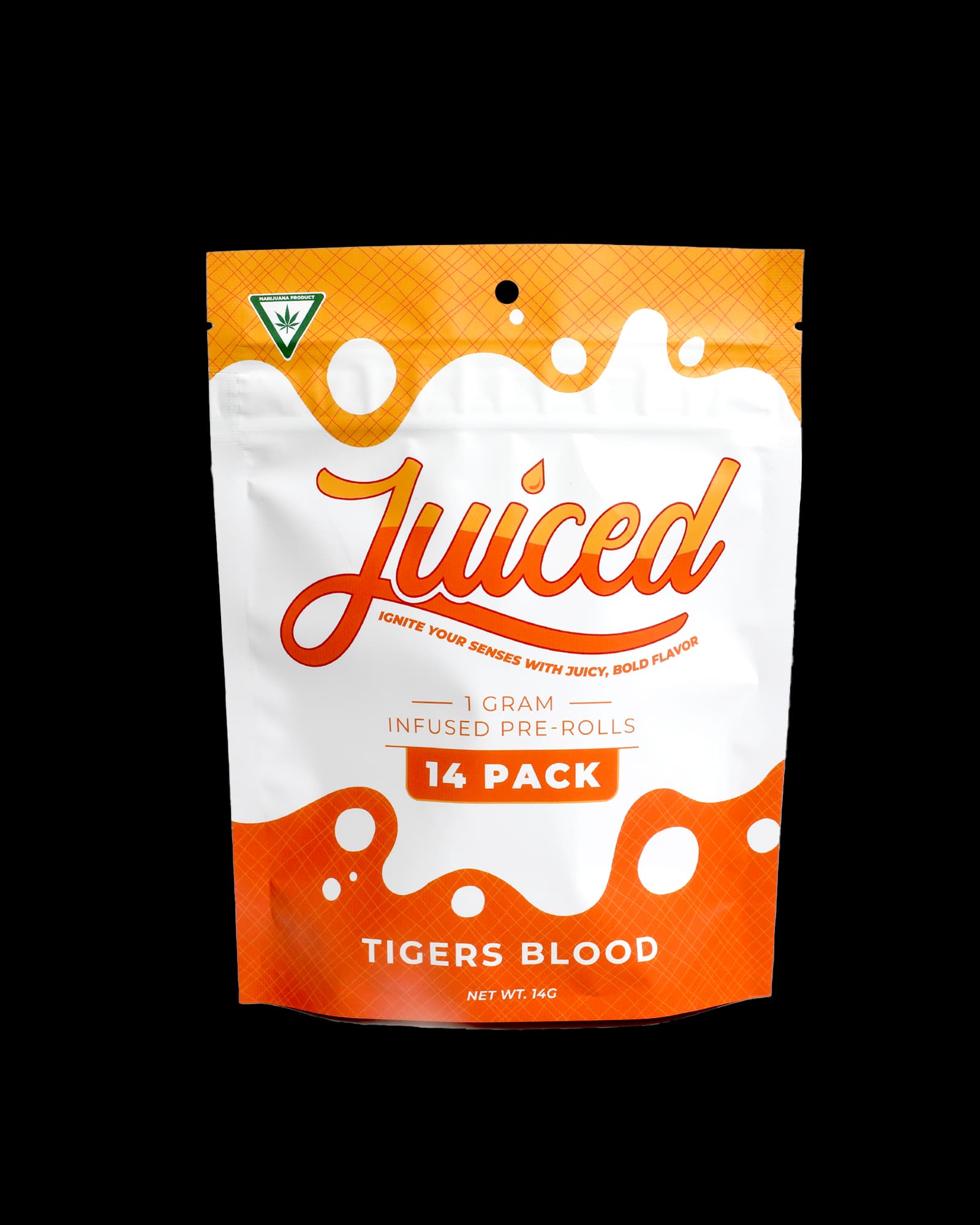 Juiced TIGERS BLOOD INFUSED PREROLL 14-PACK