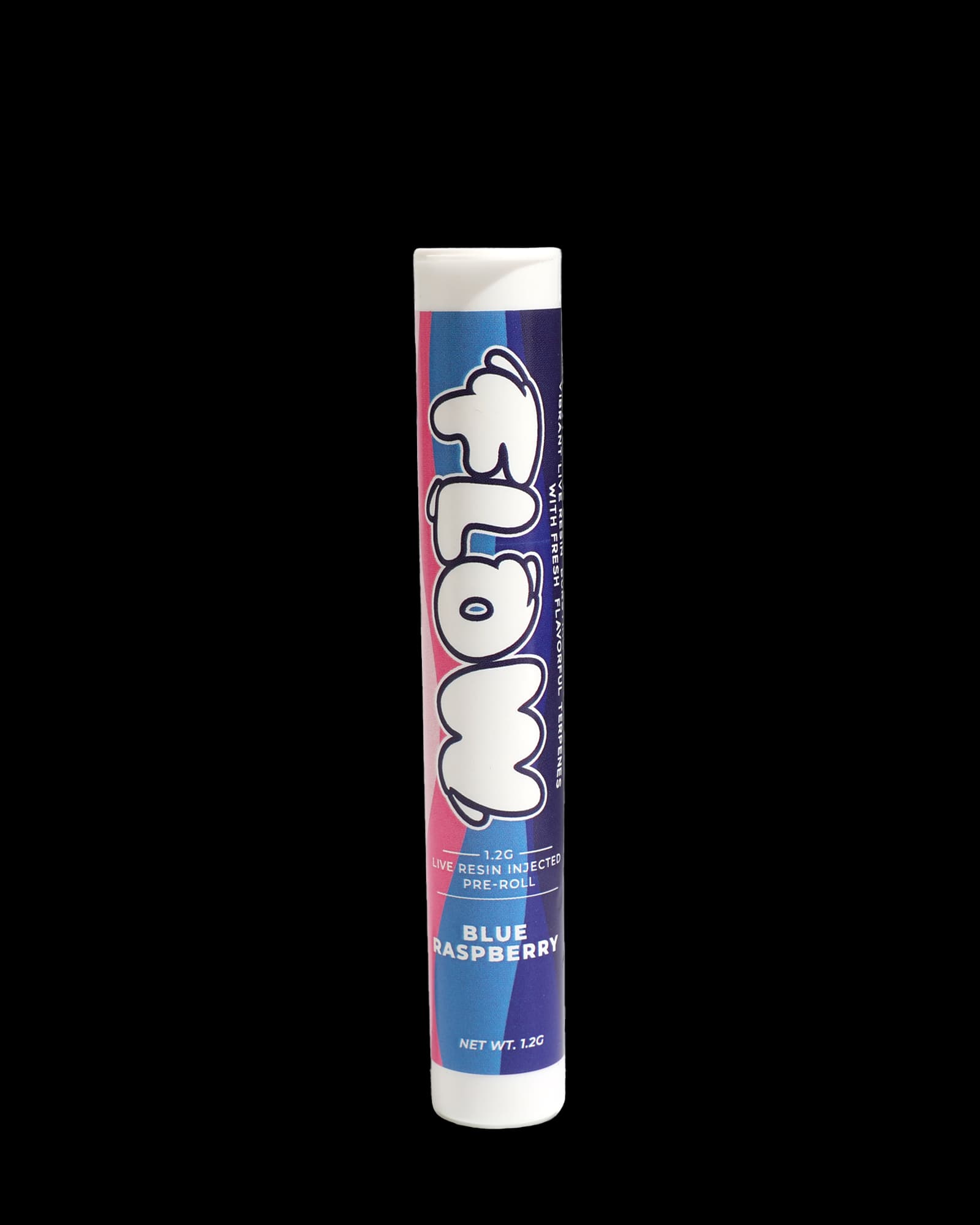 FLOW BLUE RASPBERRY LIVE RESIN INFUSED PREROLL 1.2G