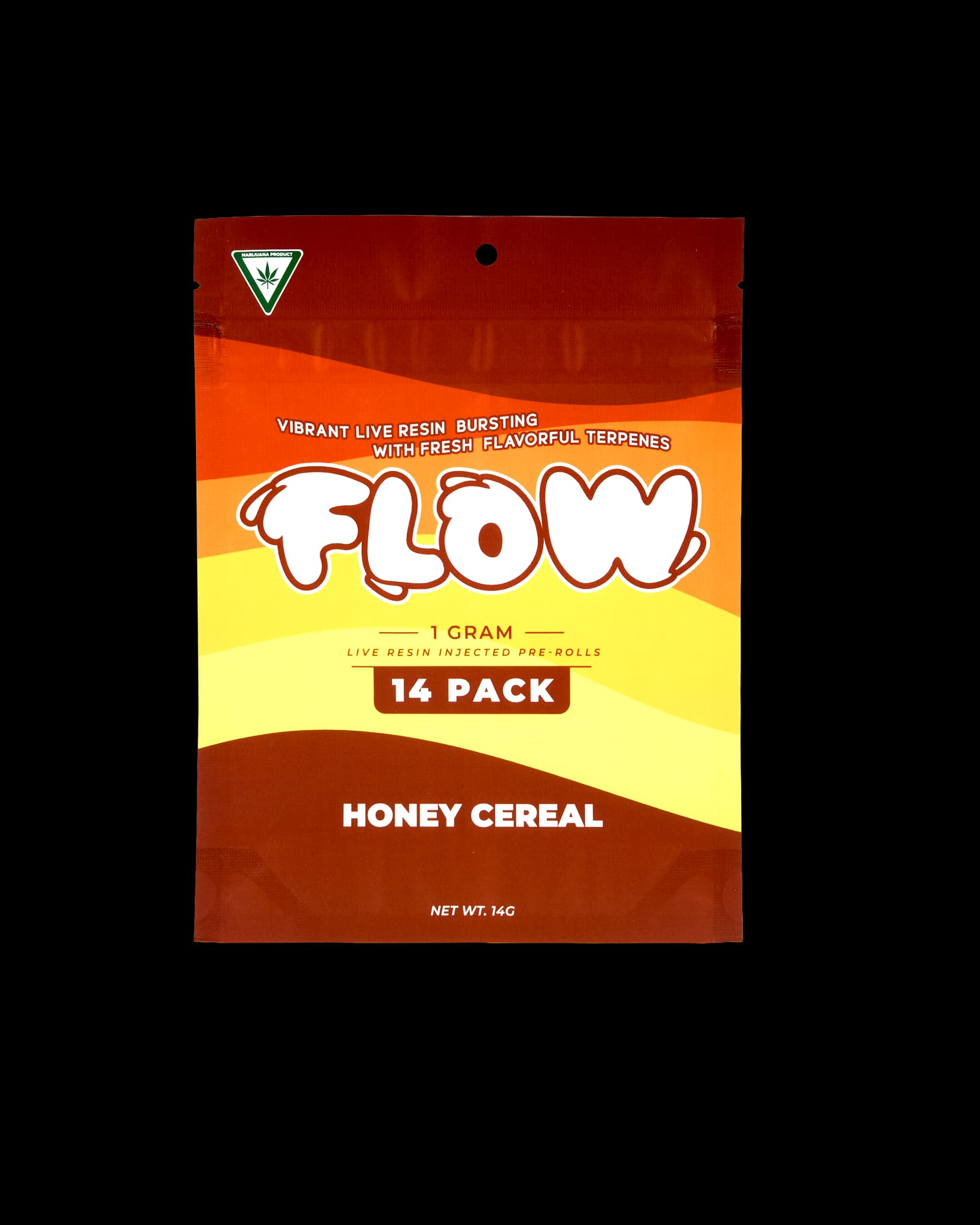 FLOW HONEY CEREAL LIVE RESIN INFUSED PREROLL 14-PACK