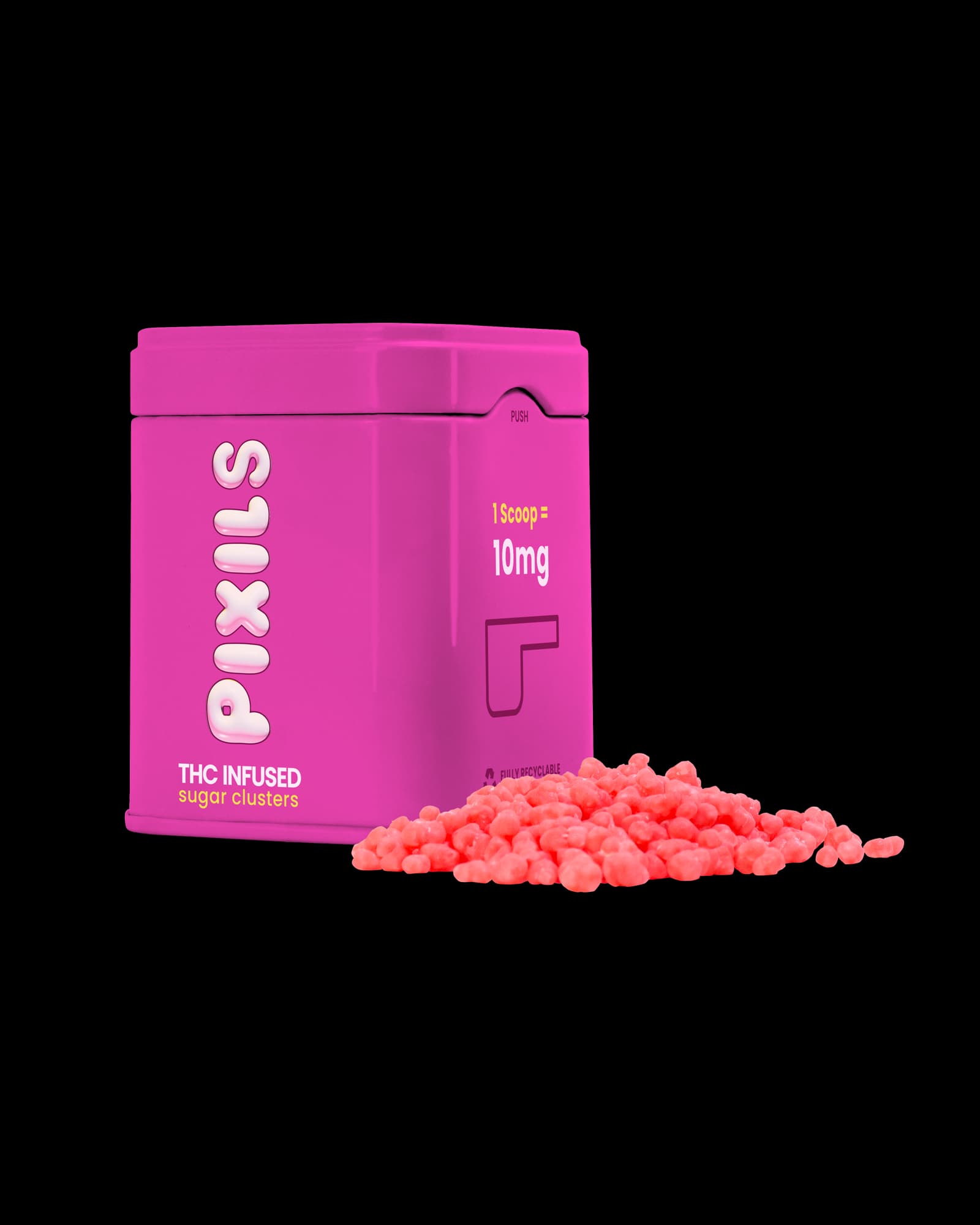 STRAWBERRY SUGAR CLUSTERS 200MG