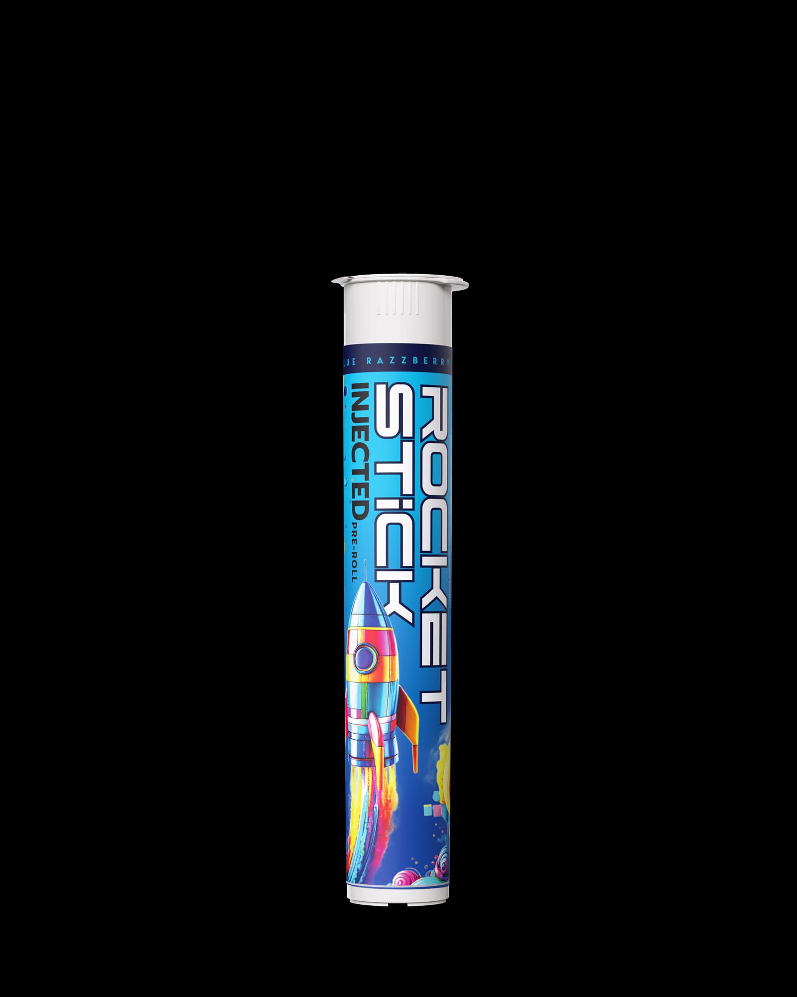 ROCKET BLUE RAZZ INJECTED INFUSED PREROLL 1.2G