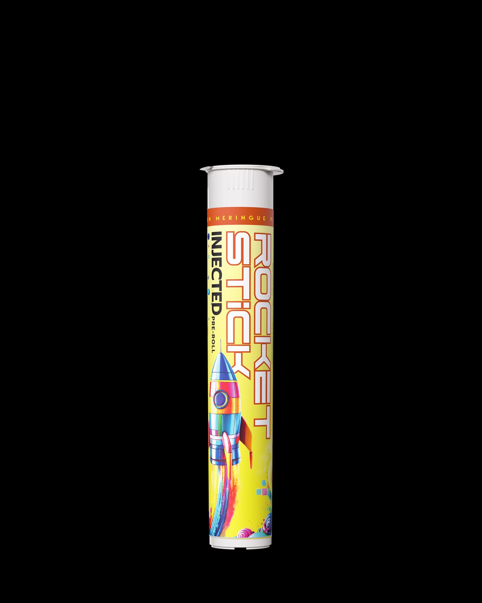 ROCKET LEMON MERINGUE PIE INJECTED INFUSED PREROLL 1.2G