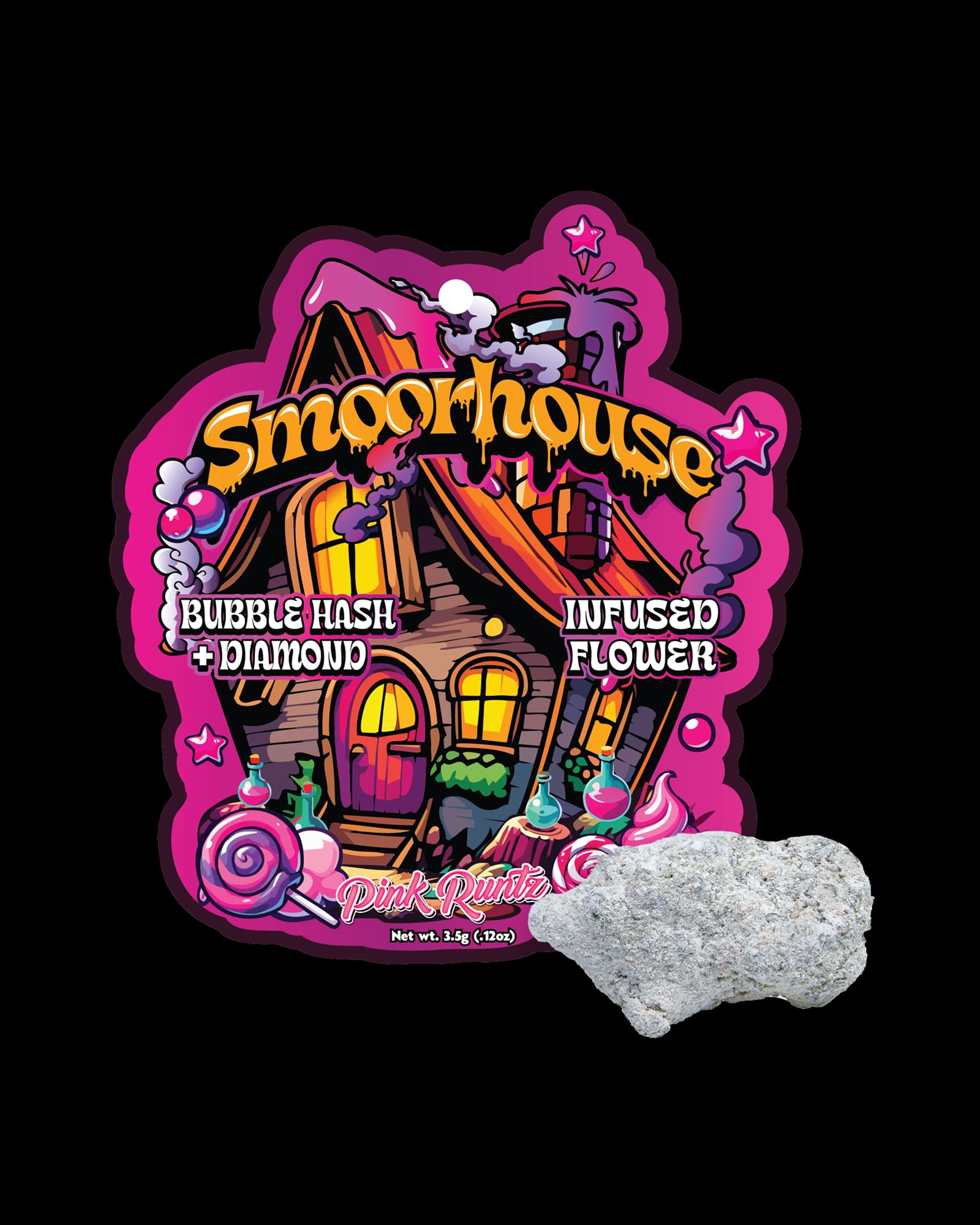 Smoorhouse PINK RUNTZ BUBBLE HASH INFUSED FLOWER 3.5G