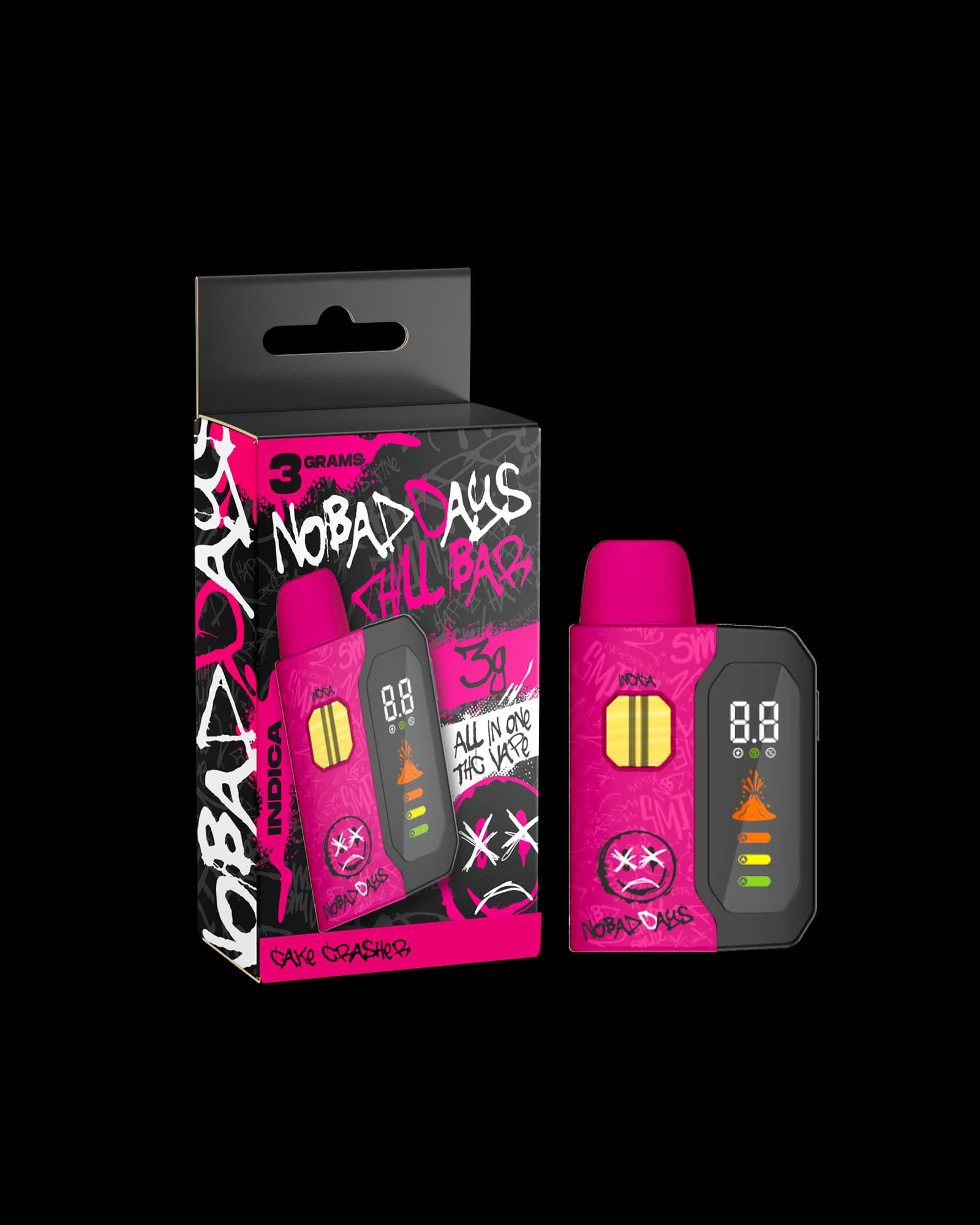 No Bad Days CAKE CRASHER DISPOSABLE CART 3G