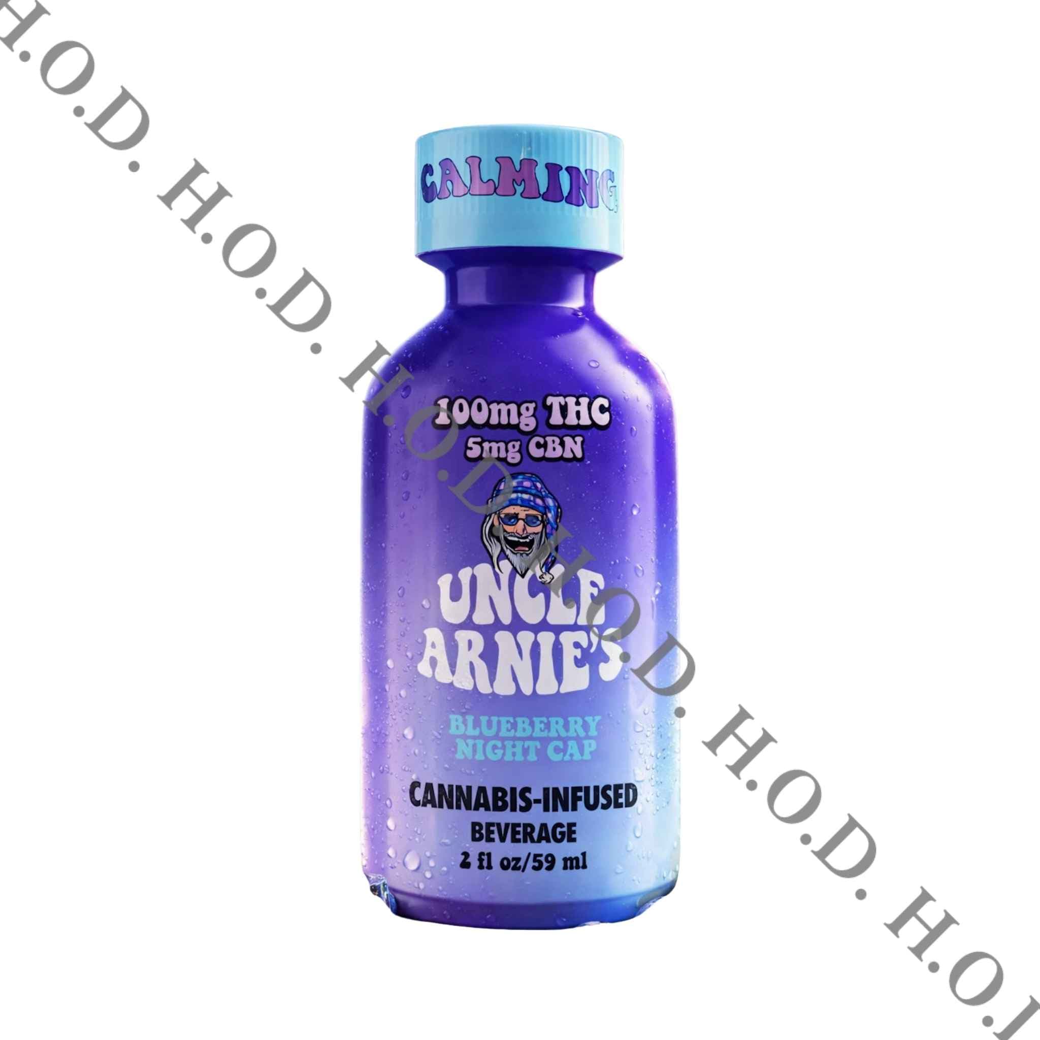 Uncle Arnie's Uncle Arnies Blueberry Nightcap Syrup THC/CBN 200mg/50mg