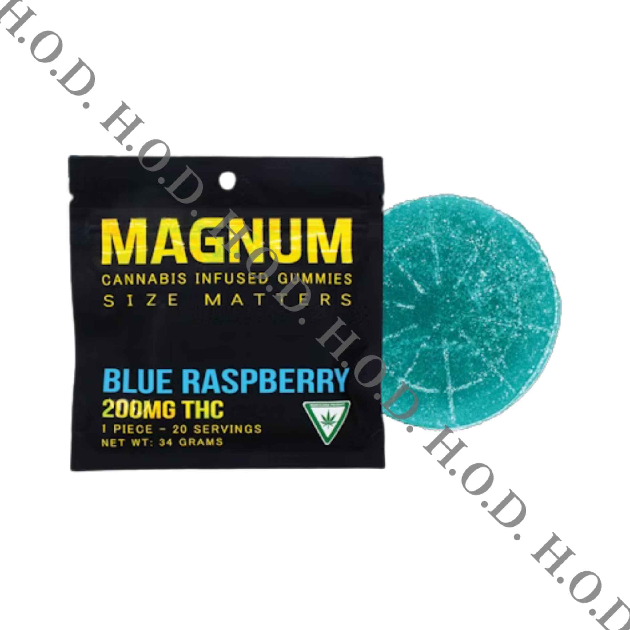 Magnum Magnum: Blue Raspberry 200MG Gummies