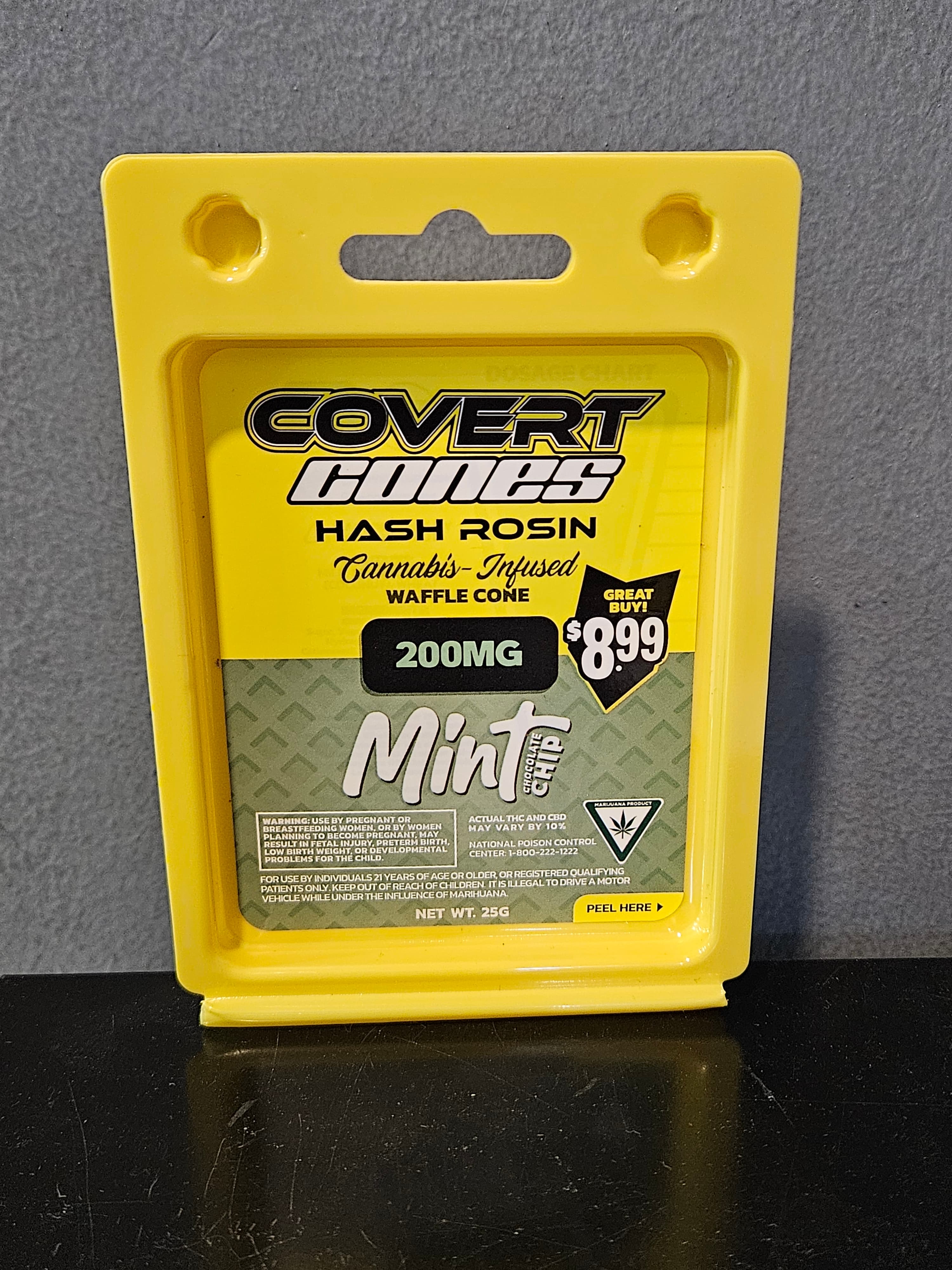 Covert Cups Rosin Cones 200mg Covert Cups Rosin Cones 200mg Mint Chocolate Chip