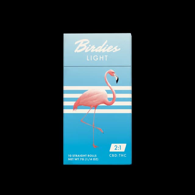 BIRDIES Light 2:1 | CBD:THC | .7g x 10 Pre-Roll Pack