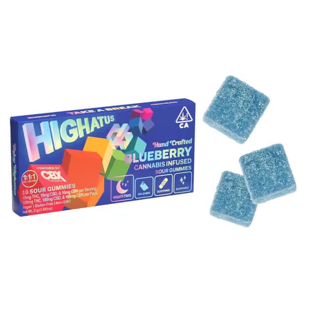 HIGHATUS Blueberry | 100mg Gummies
