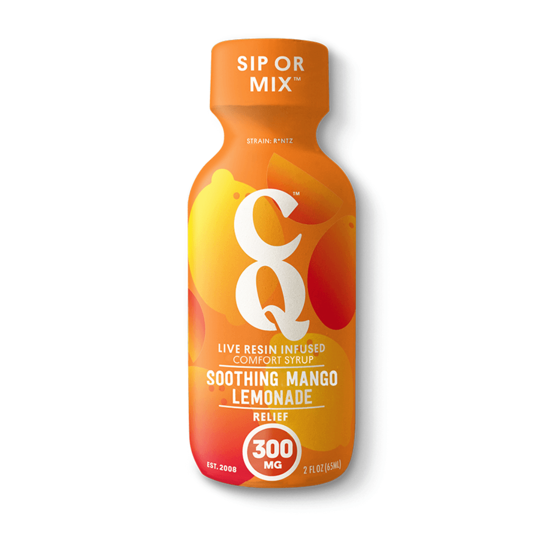 CQ Soothing Mango Lemon Syrup | 2:1 THC:CBD | 200mg Beverages