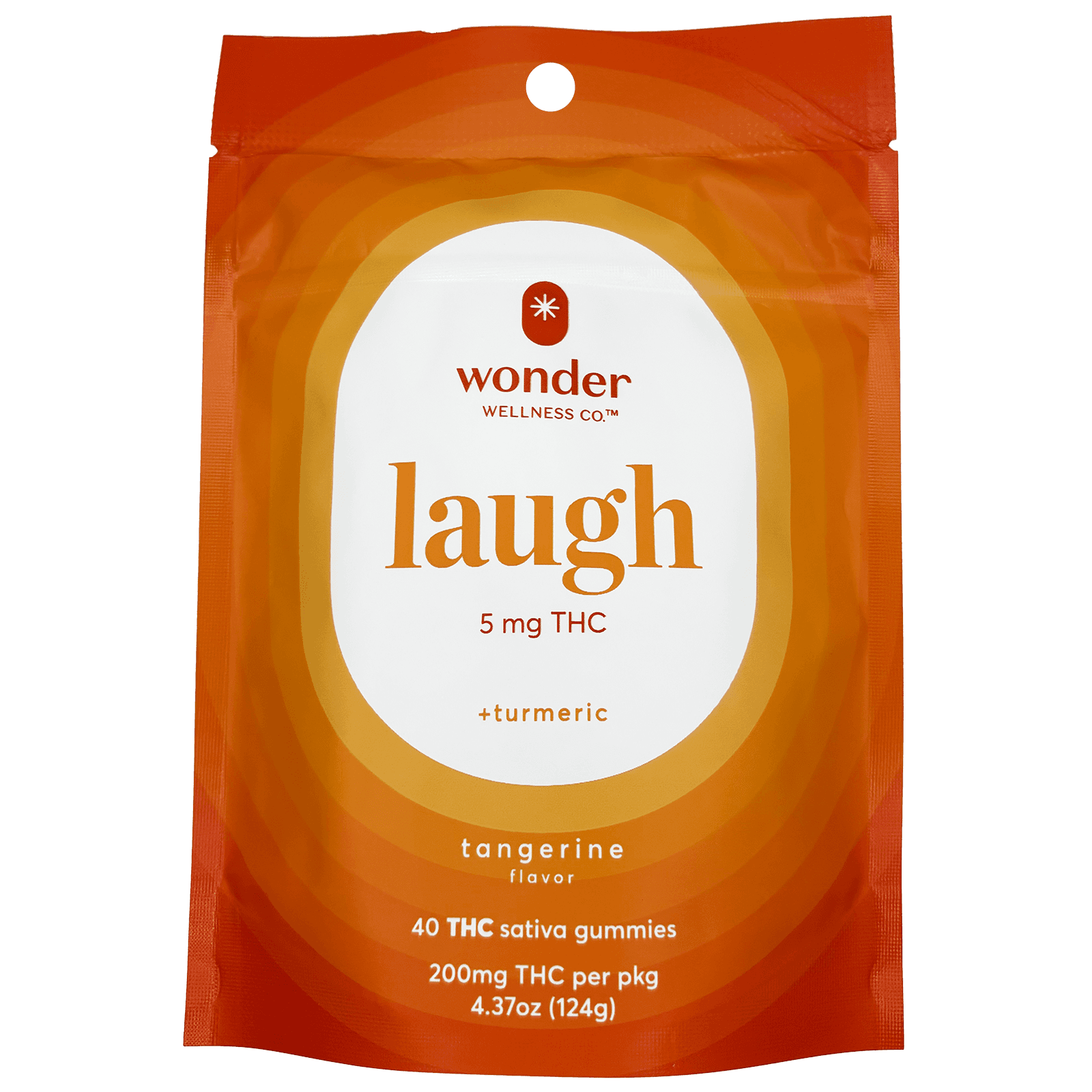 WONDER Tangerine & Turmeric Laugh Gummies | 40x5mg | 200mg