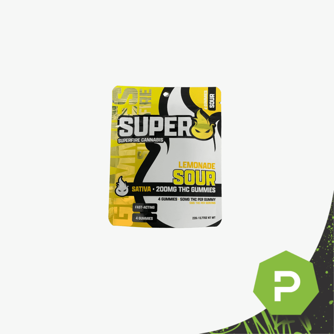 Superfire Superfire - 200mg Gummies - Sour Lemonade