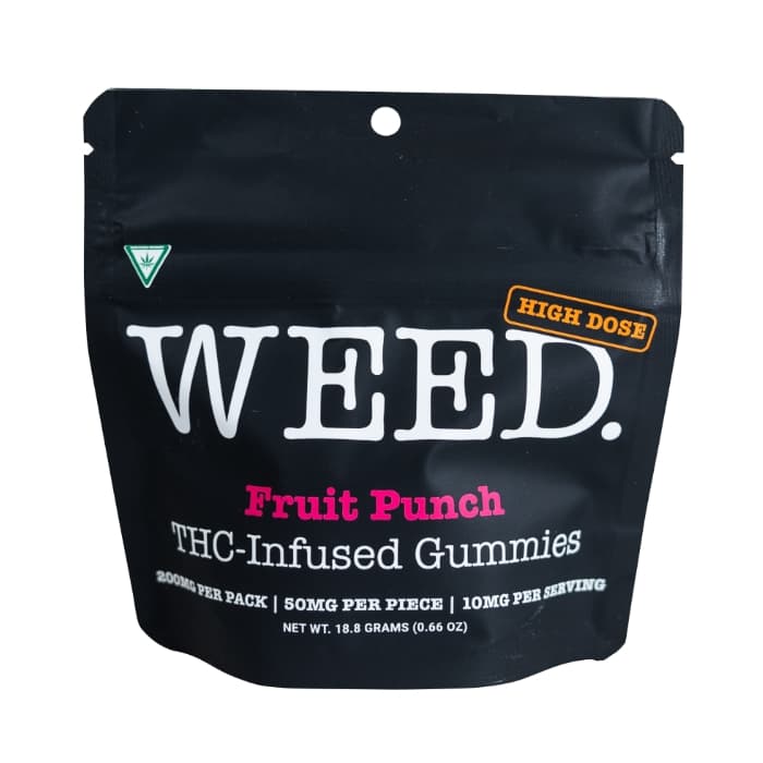 WEED. 200mg High Dose - Fruit Punch