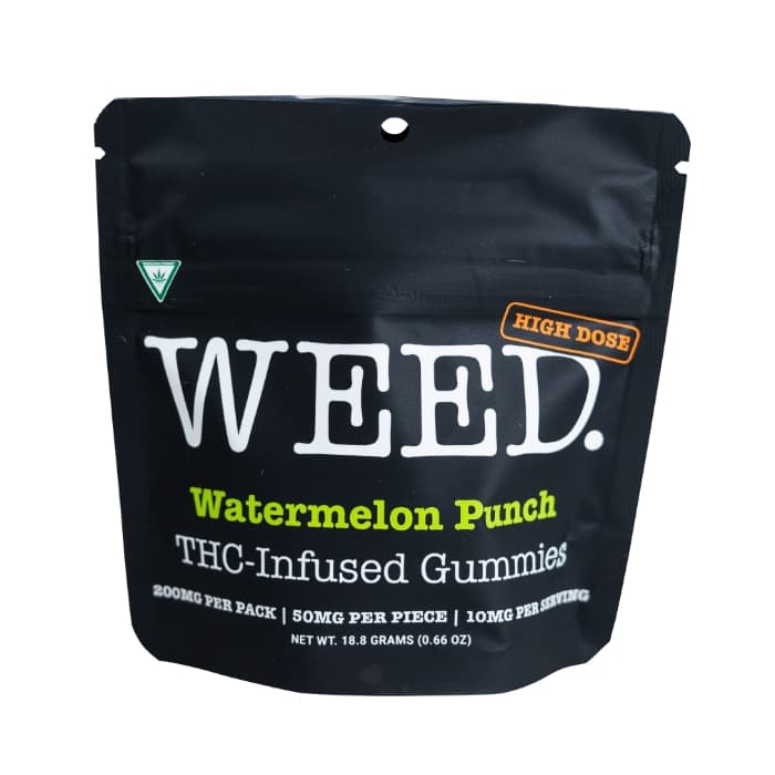 WEED. Weed. - Gummies - 200mg High Dose - Watermelon Punch