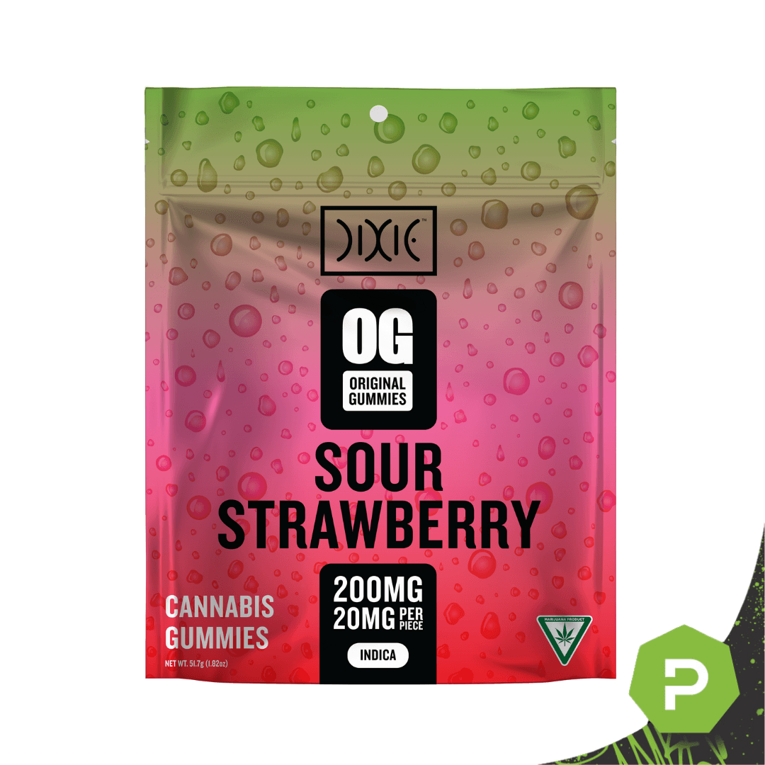 Dixie Sour Strawberry Gummies