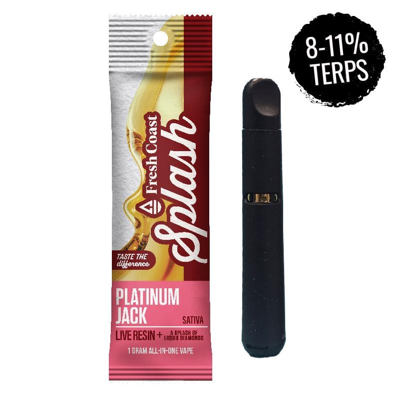Splash Platinum Jack Live Resin Disposable