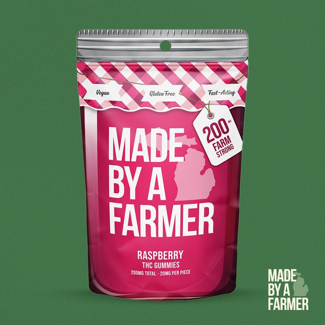 Made By A Farmer Made by a Farmer: Raspberry 200mg Gummies