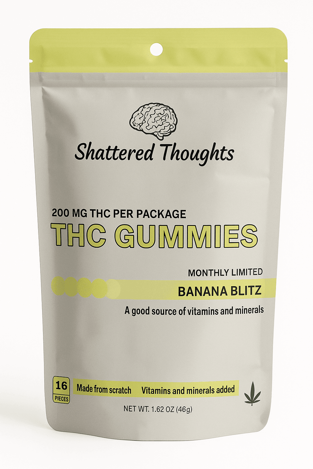 Shattered Thoughts 200mg Dragonfruit Gummies - Shattered Thoughts