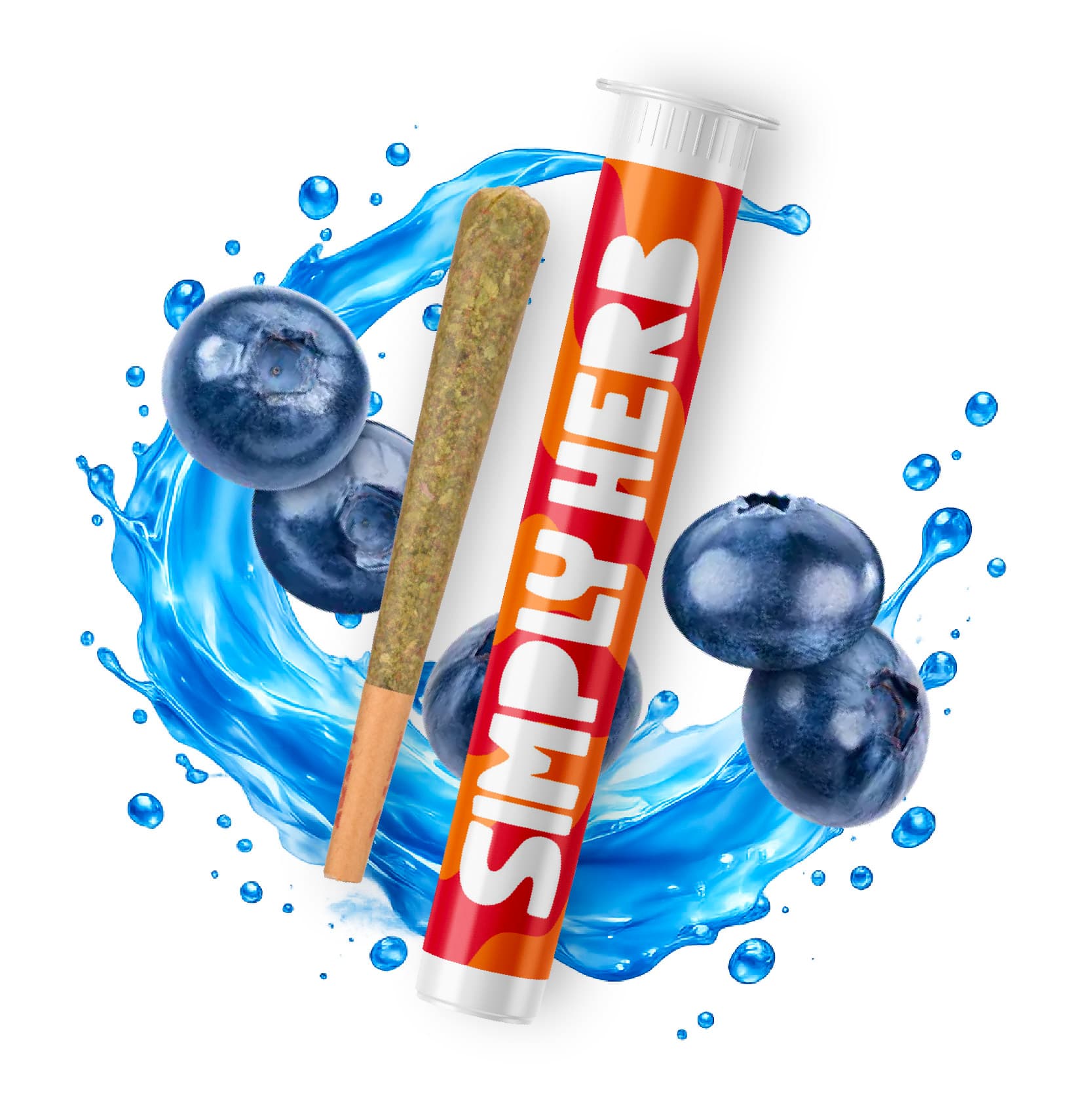 Simply Herb Baked Blueberry Infused Single