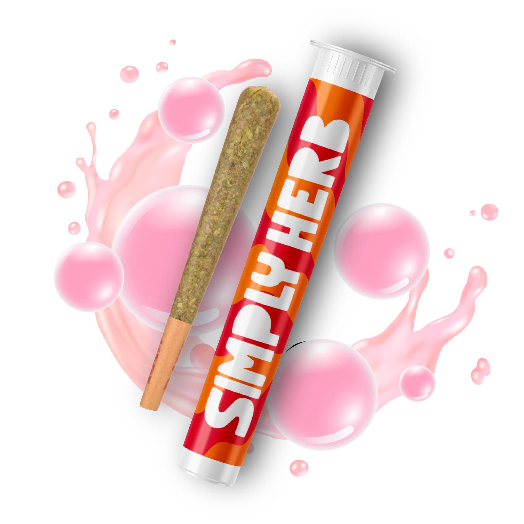 Simply Herb Bubblegum Burst Infused Single