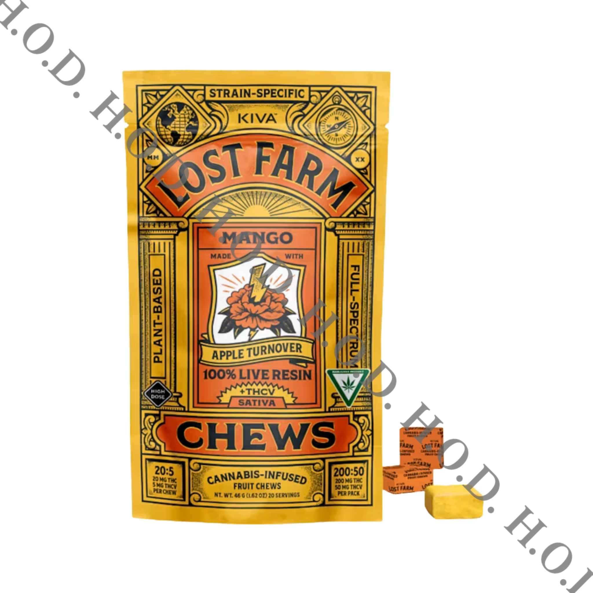 Lost Farms Lost Farms Mango Live Resin Chews 200mg