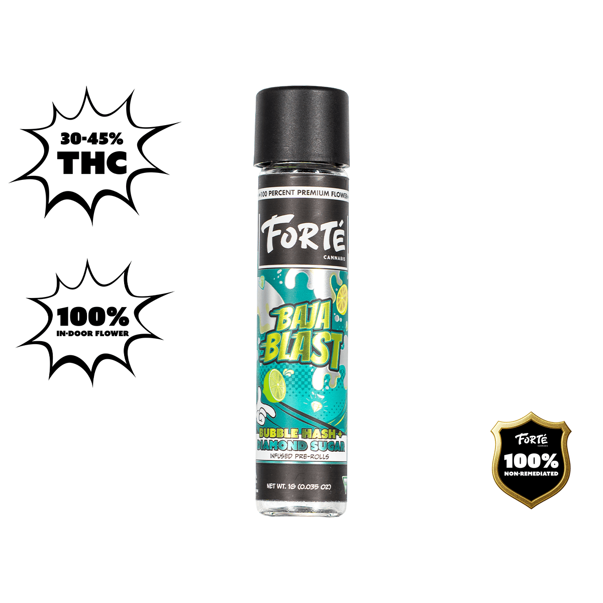 Forte Cannabis Bubble x Diamond Pre-roll 0.5g - 5pk - Baja Blast