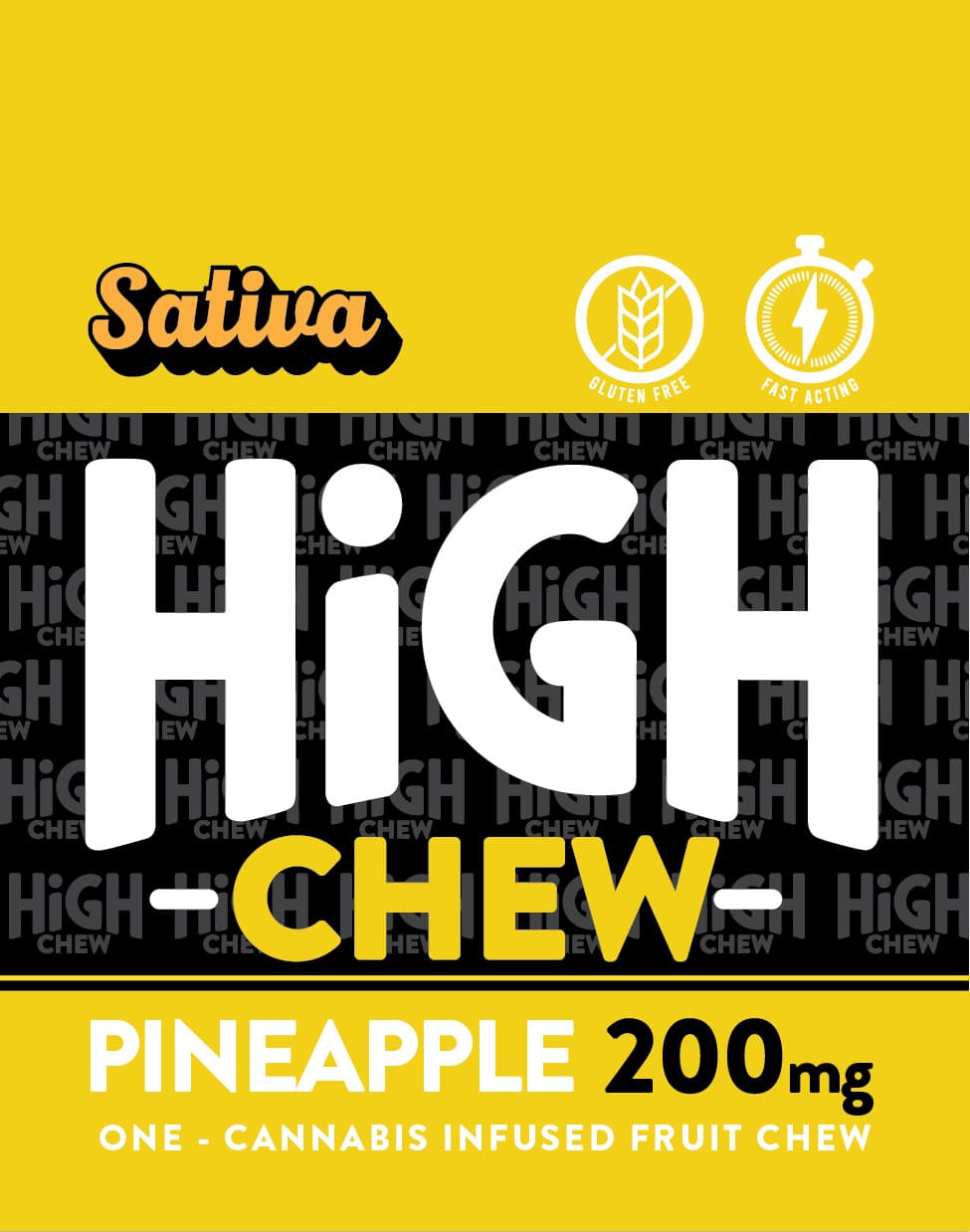 High Chew Fruit Chew - Pineapple - 200mg